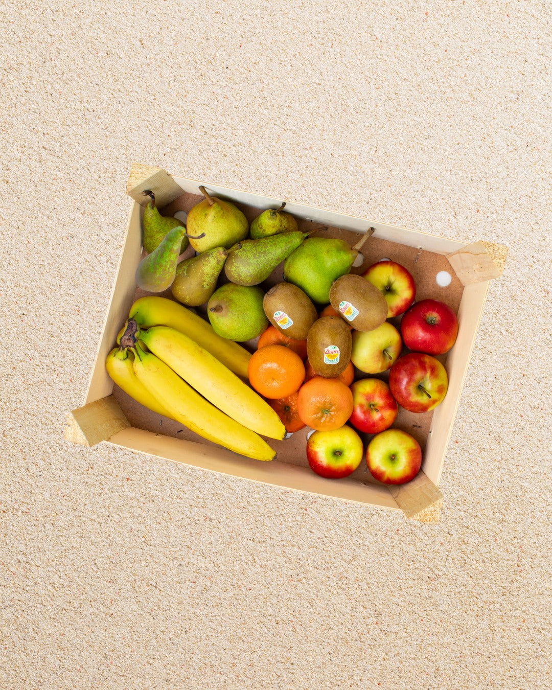 middelgrote fruitbox met gevarieerd vers fruit van fruitmaatje