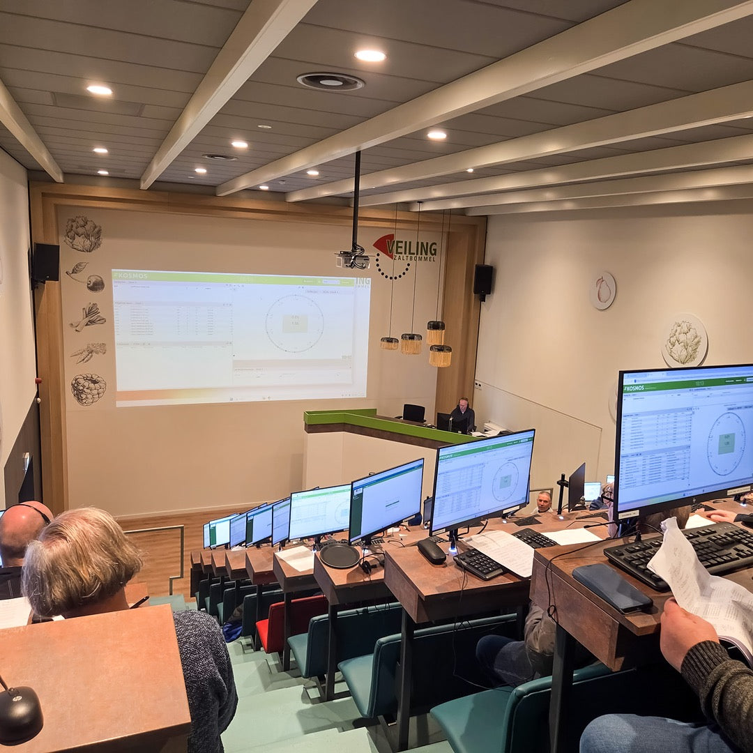 vers fruit bij fruitveiling Zaltbommel